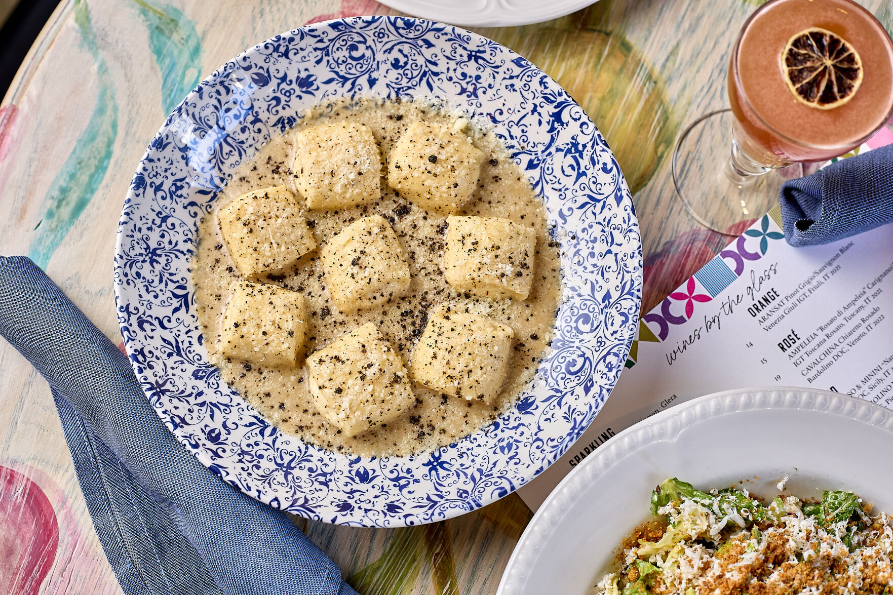 Alla Vita's cacio e pepe ricotta dumplings